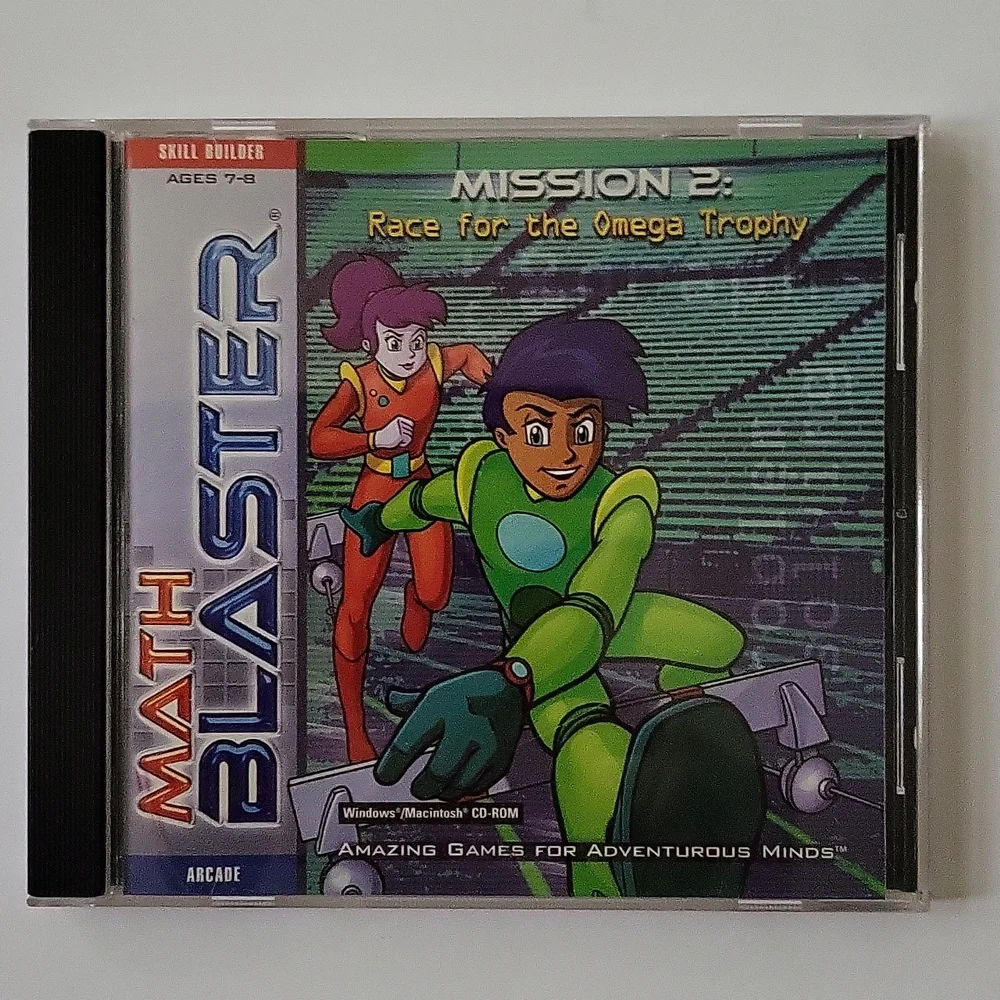 Math Blaster Skill Builder Mission 2: Race For The Omega Trophy CD